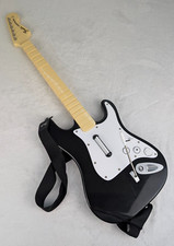 Wii Rockband Fender Stratocaster 19091 Electric Guitar Works NO DONGLE