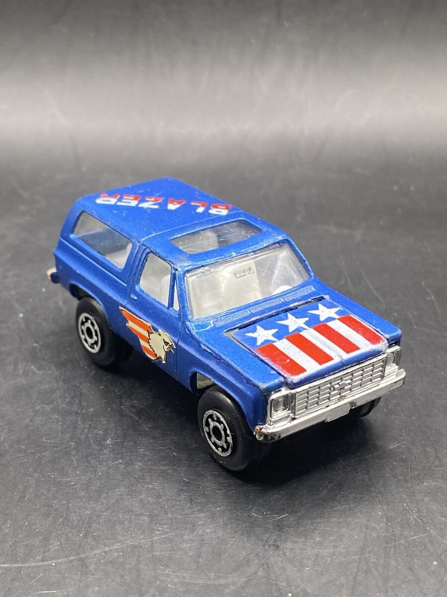 1980 Zylmex Zee Toys Chevy Blazer Blue P359 Hong Kong 4x4 Eagle Flag Paint 1980 Zylmex Zee Toys Chevy Blazer Blue P359 Hong Kong 4x4 Eagle Flag Paint