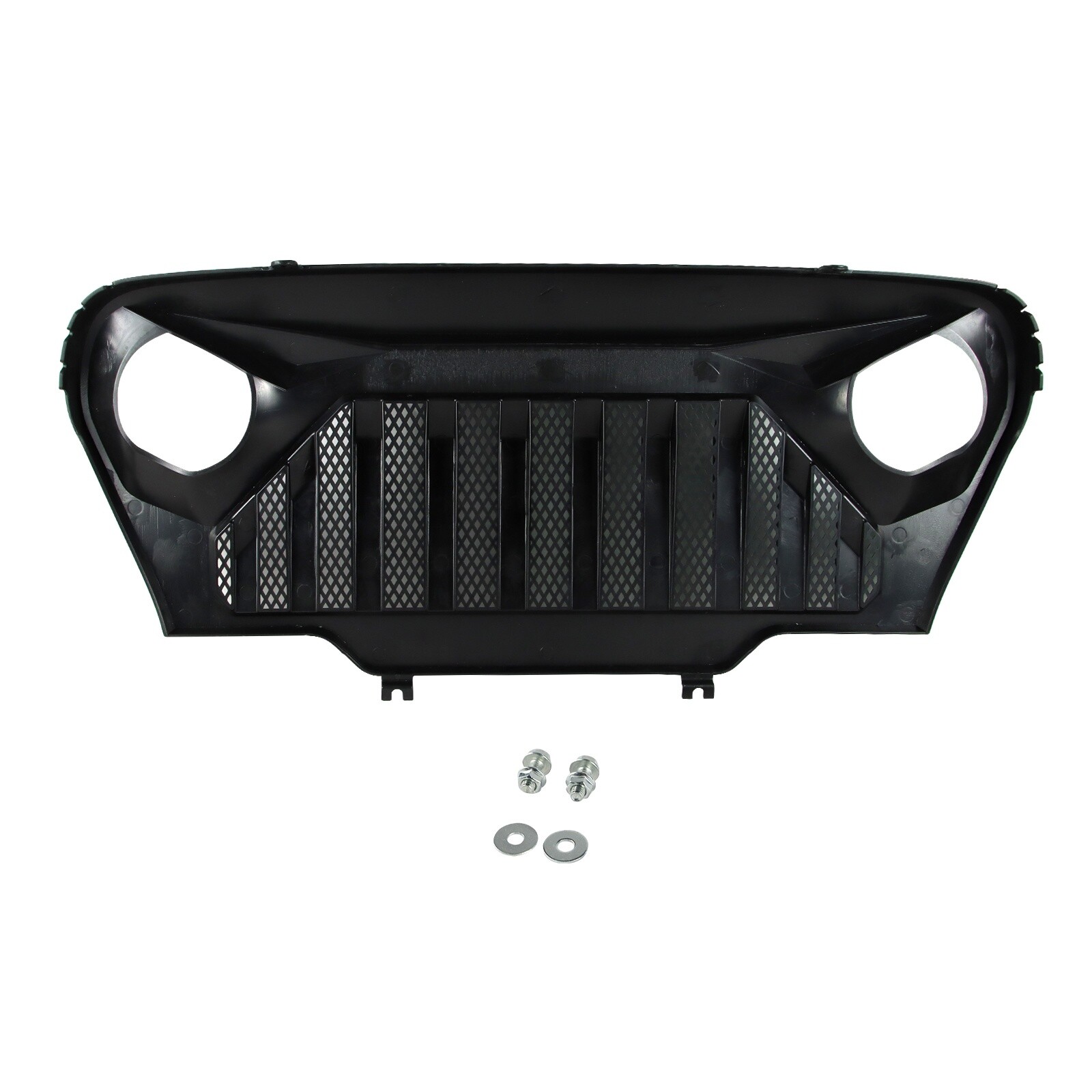 Matte Black Front Grill for 1997-2006 Jeep TJ Wrangler