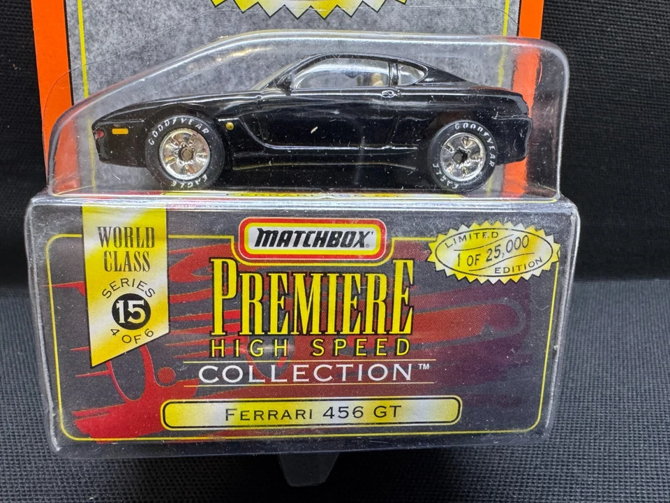 Matchbox Premiere Ferrari 456 GT Diecast Edición Limitada Coleccionable Foto 2 de 4