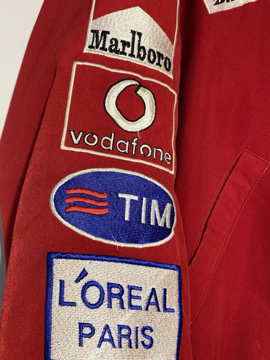 Vintage Ferrari Racing Formula 1 Jacket Vodafone Marlboro Vintage Ferrari Racing Formula 1 Jacket Vodafone Marlboro
