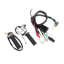 Throttle Grip Assembly Brake Lever Handlebar Grip Switch For Honda Z50 Monkey