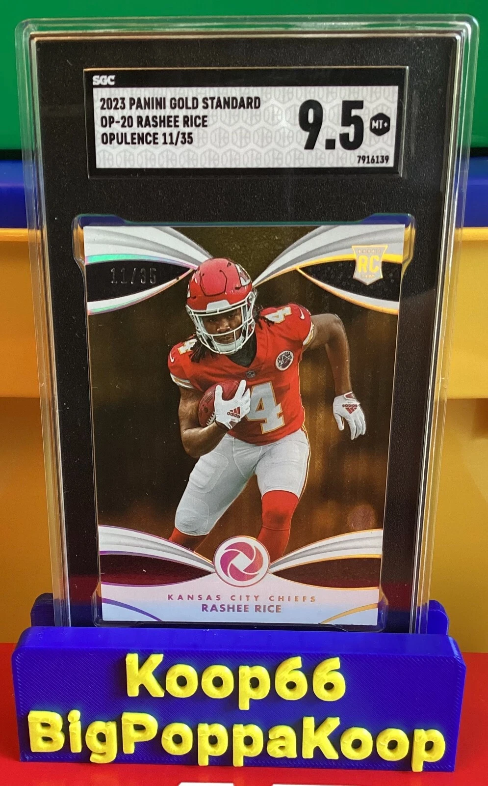 Rashee Rice Panini Gold Standard Opulence Rookie #OP20 Holo Silver