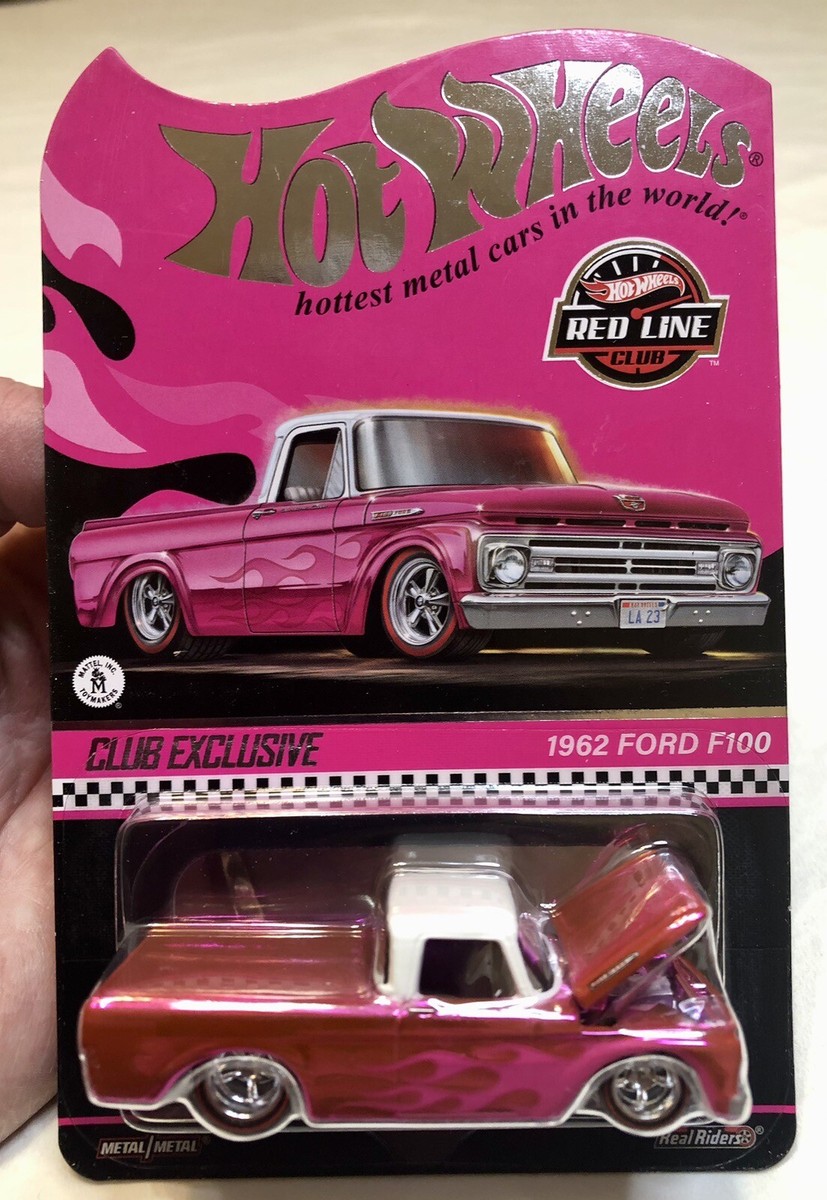 Hotwheels rlc f100 ford コンベンションモデル Hot Wheels Car - RLC Exclusive Pink Edition 1962 Ford F100