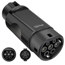 Type 1 to Type 2 Adapter, 32A 240V EV Charger Adapter for Type2 EVs