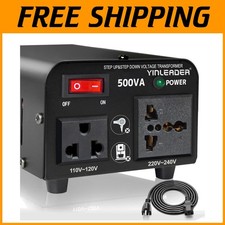 500W Voltage Transformer Converter 110/120V - 220/240V