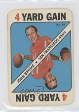 1971 Topps Game Cards John Brodie #49 05fj