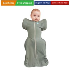 Swaddle Up Transition Bag, Snug Fit, Zip-Off Wings, 1.0 Tog Suitable for Mode...