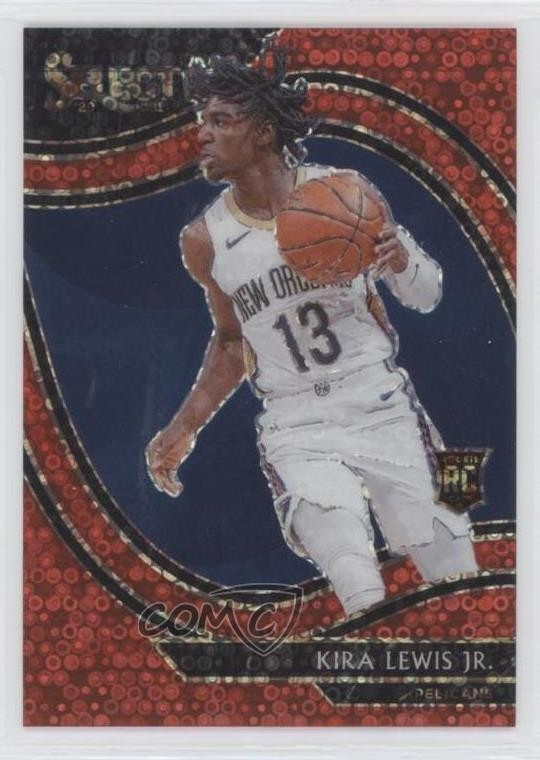 2020 Panini Select Courtside Red Disco Prizm 24/49 Kira Lewis Jr Rookie RC 0c6