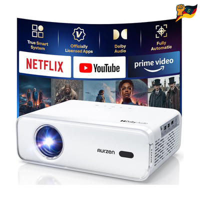 Aurzen EAZZE D1 4K Projektor Full HD 1080P Netflix Dol