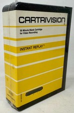 New Blank Cartrivision 30 Minute Instant Replay Recording Video Movie Tape