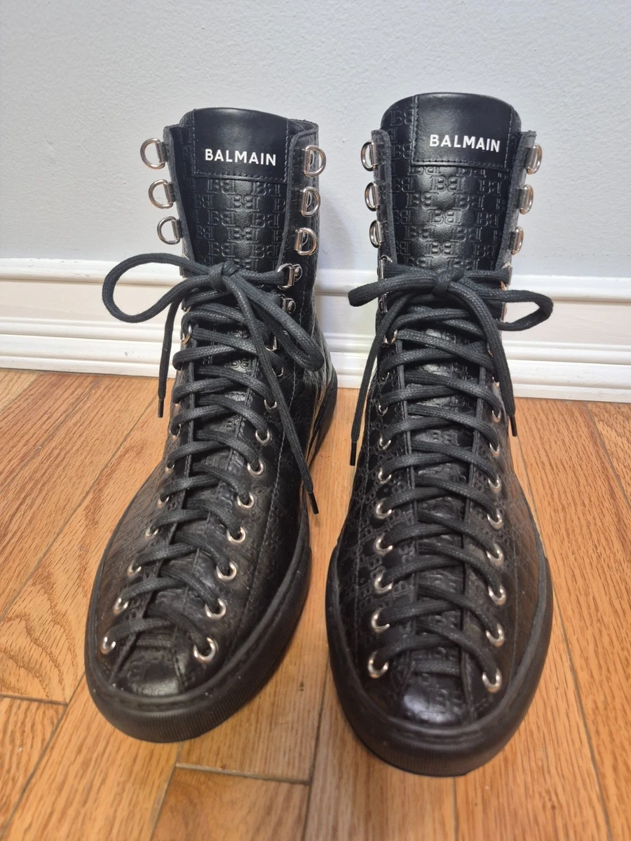 【美品】BALMAIN ブーツ キルティング レースアップ 10ホール 41 2025年最新】BALMAIN メンズ ブーツ・革靴の人気アイテム - メルカリ