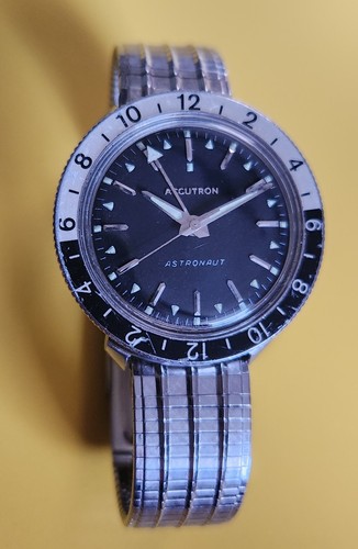 1969 Bulova Accutron Astronaut with Day/Night bezel and Duchess bracelet - RARE!