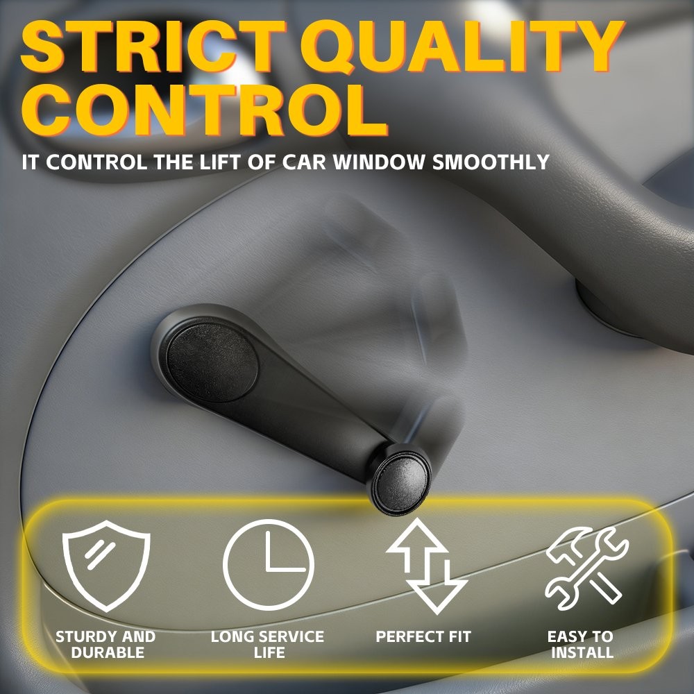 Front Window Crank Handle Left Right For 1992 1993 1994 1995 Jeep Wrangler (YJ) thumbnail 8