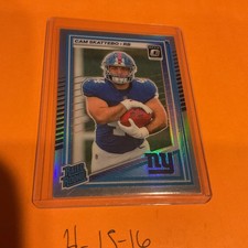 Cam Skattebo RR RC 2025 Donruss Optic SILVER Prizm #228 RB New York Giants