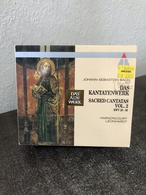 Das Kantatenwerk Sacred Cantatas Vol. 2 BWV 20-36 JS Bach COMPLETE 4 CD set