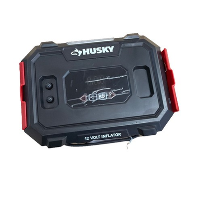 #ad husky 12 volt inflator with auto shut off $29.99