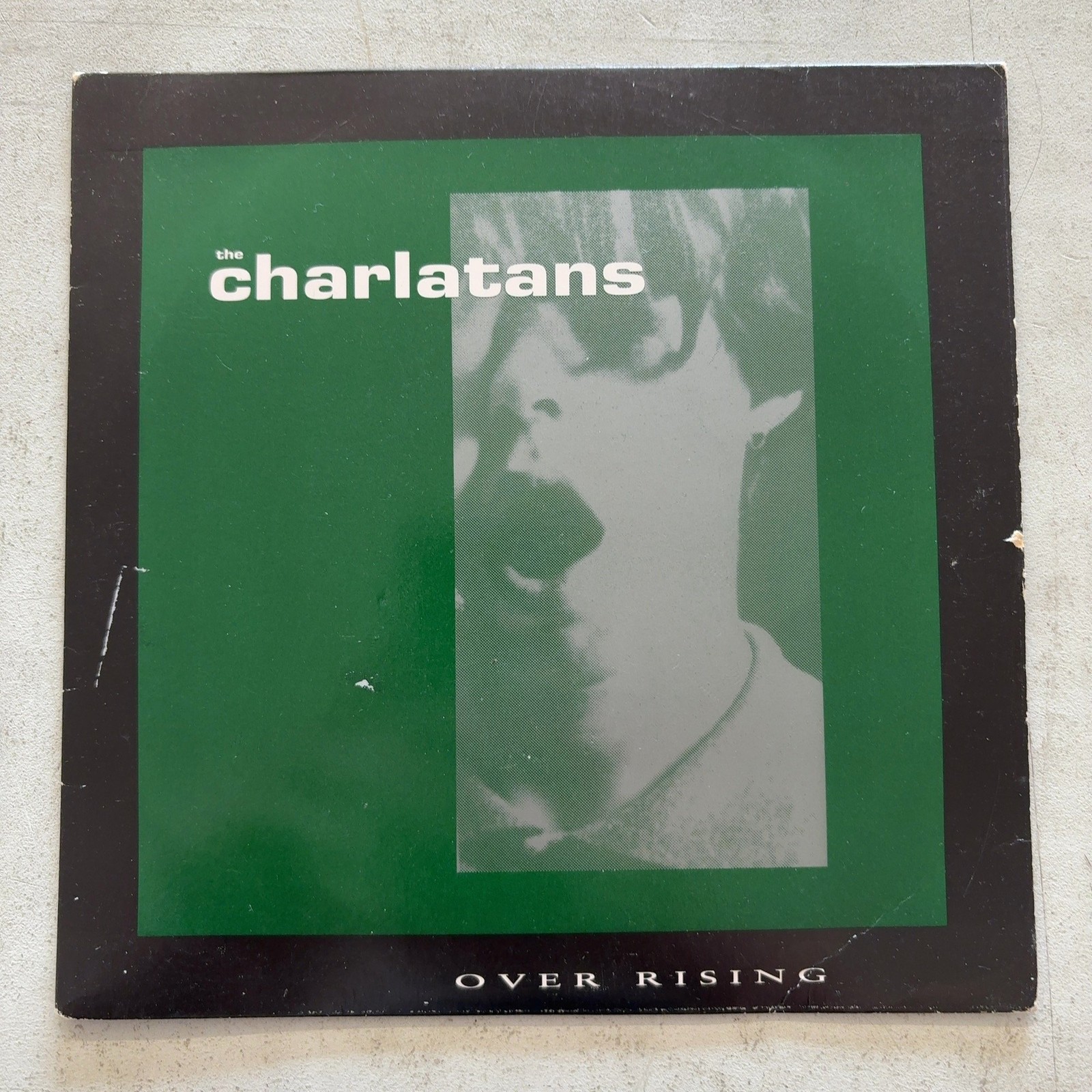 The Charlatans Over Rising 1991 UK 7 Inch Vinyl Single Black Stereo
