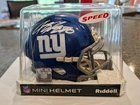 Jeremy Shockey Signed New York Giants Speed Mini Helmet JSA COA