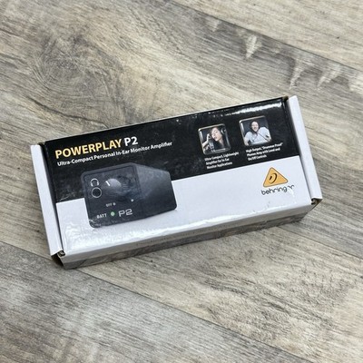 Behringer Powerplay P2 Ultra-Compact Personal In-Ear Monitor Amplifier - New