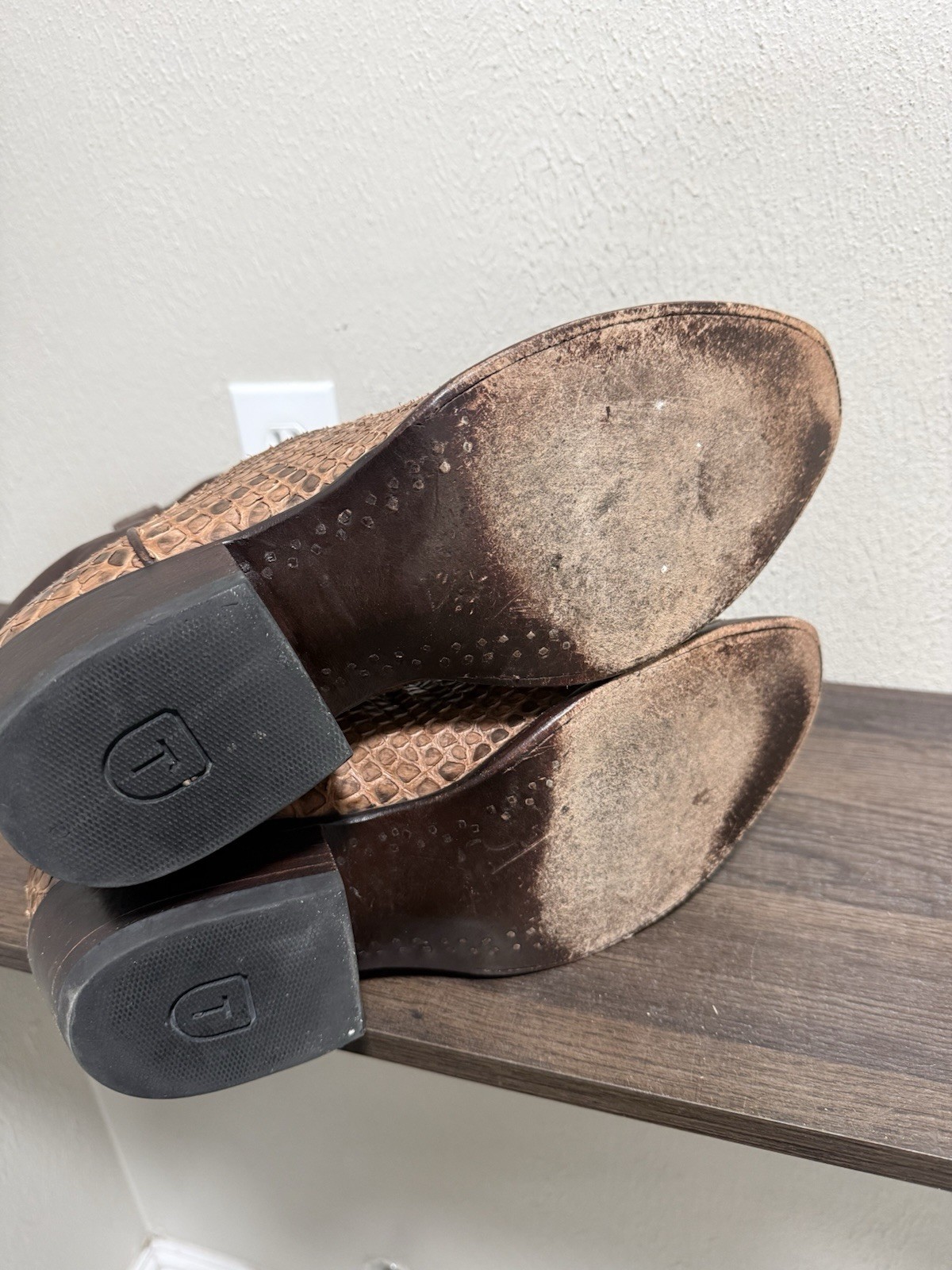 Tecovas The Billy Saddle Python Dark Brown Wester… - image 6