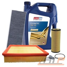 INSPEKTIONSPAKET FILTERSATZ SET A+5L EUROLUB 5W-30 FÜR VW PASSAT 3B 3BG 1.9 TDI