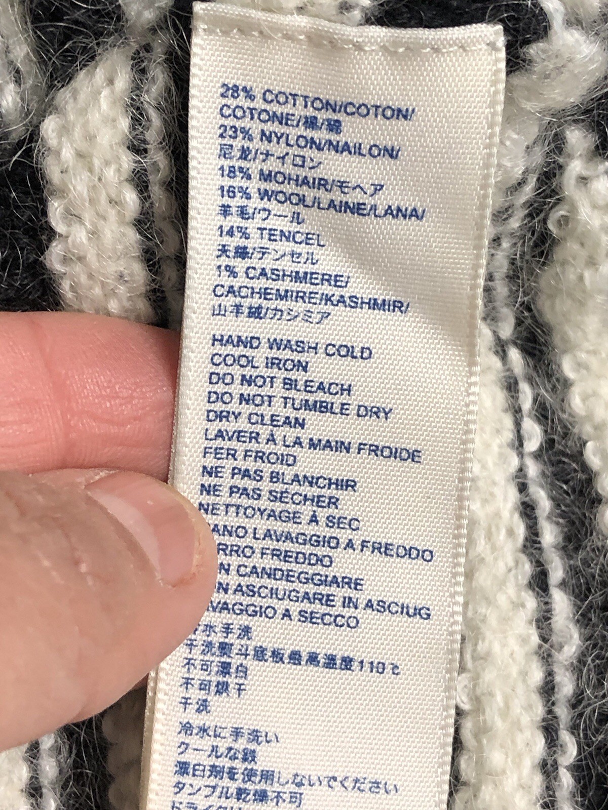 Rebecca Minkoff Wool Blend Split Back Sweater Siz… - image 11