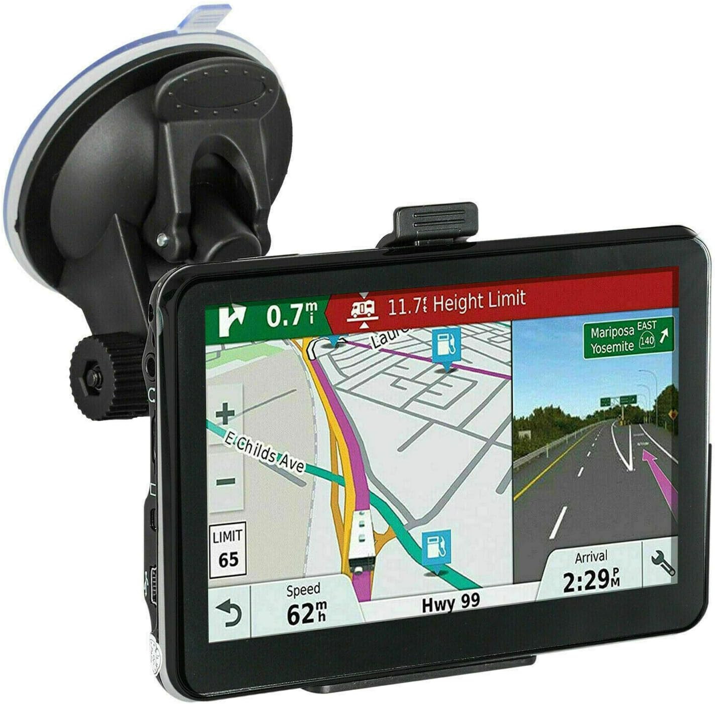 Navigatore GPS 7'' per Camion e Auto | Mappe 2025 Gratis e Touch HD