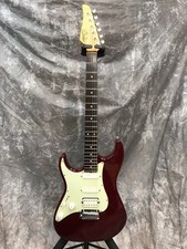Guitarra Eléctrica Sólida Suhr Standard Lefty Rojo Cereza Hecha en EE. UU. Tipo ST MOD