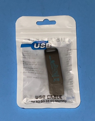 2TB Flash Drive USB 3.0, 4G 5G 6G Micro5p Statue Of Liberty