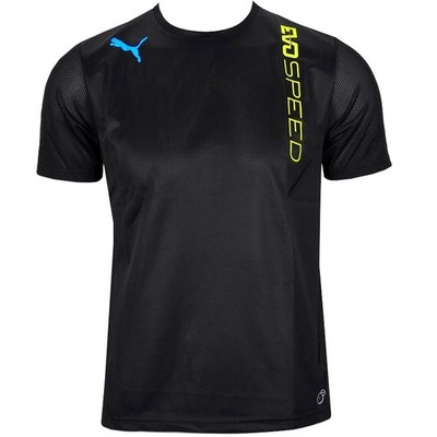 Puma EvoSpeed Herren Sport T-Shirt Laufshirt Running Fitness Jersey Top schwarz