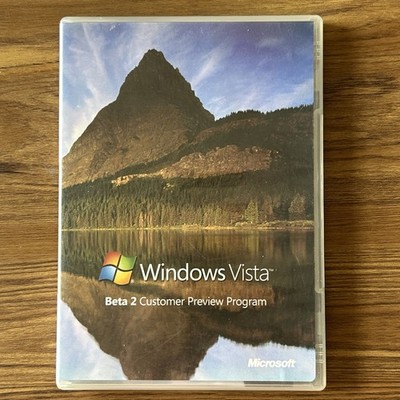 Windows Vista Beta 2 DVD Set Customer Preview 32/64-bit Microsoft 2006 w/ Key