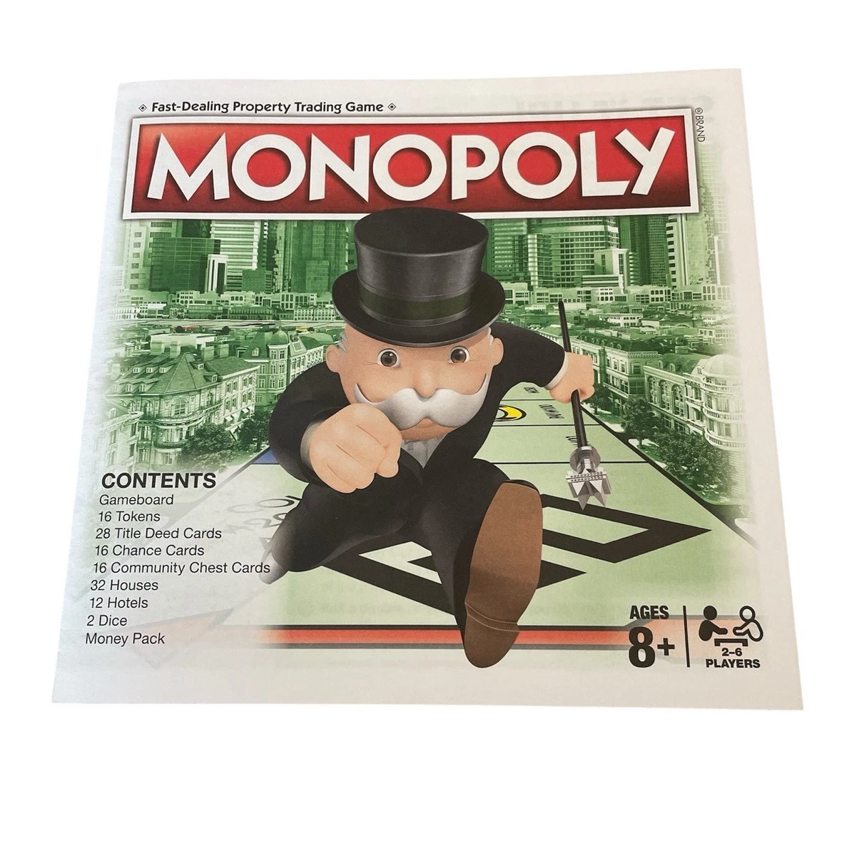 White Monopoly Board Game Pieces & Parts for sale | eBay