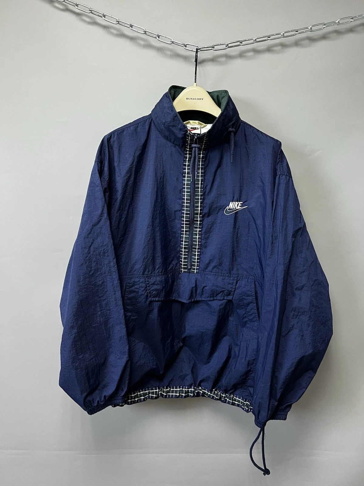 Vintage Nike Windbreaker 90's Jacket Nylon Size M Y2k