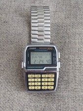 VTG Casio Data Bank 300 Calculator Illuminator Watch 1478 DBC-3000 -New Battery