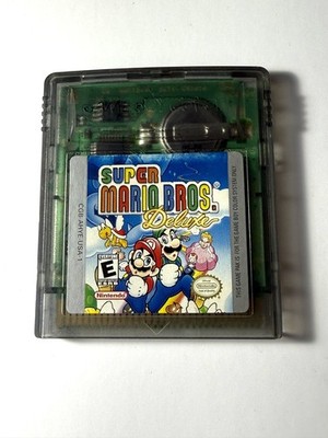 Super Mario Bros. Deluxe NINTENDO GAMEBOY COLOR GAME W/ NEW SAVE BATTERY