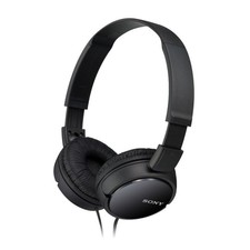 Sony On Ear Headphones Wired Foldable Swivel Design Black Noise Cancelling