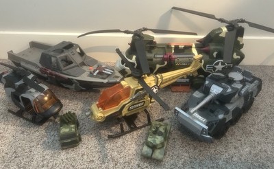 VINTAGE TRUE HEROES Toys R Us MEGA LOT Sentinel 1 CHAP MEI Heliocopter Boat Tank