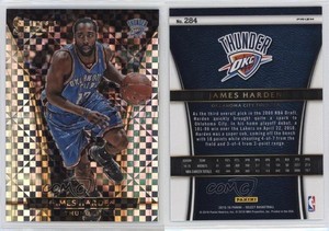 2015-16 Panini Select Courtside Silver Prizm James Harden #284
