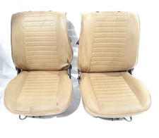 1979 Volkswagen Beetle Oem Both Front Seats No Head Rests 1979 Volkswagen Beetle Oem Both Front Seats No Head Rests