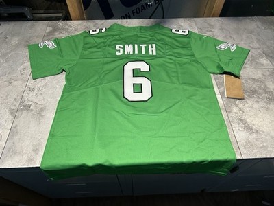 NWT Nike Youth Devonta Smith Philadelphia Eagles Kelly Green Jersey Size Medium