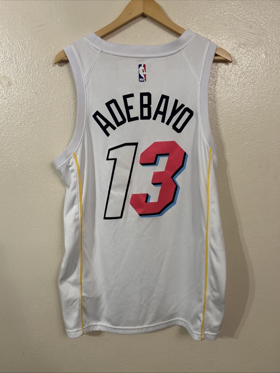 NIKE BAM ADEBAYO MIAMI HEAT JERSEY 21-22 MIXTAPE CITY EDITION SZ 44