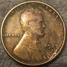 1927-S 1C BN Lincoln Cent VG+ Condition