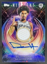2025-26 Topps Midnight Dylan Harper Jersey Auto RC #RJA-DH Spurs Rookie
