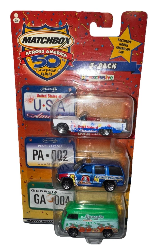 Лот из 3 спичечных коробок по всей Америке 50-й день рождения США, Пенсильвания и Джорджия новый - Изображение 2 из 4