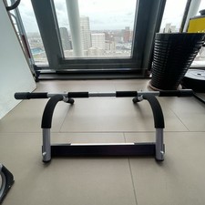 ProXFit Iron Gym Pull Up Bar – Doorway Upper Body Workout Bar – No Screws Needed