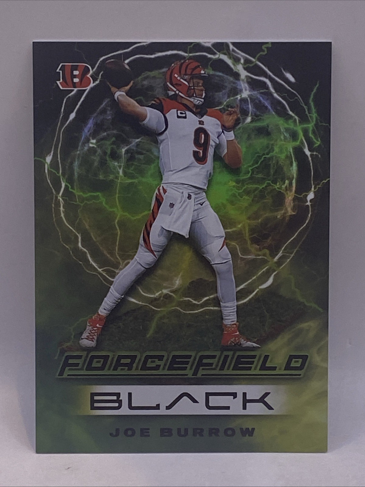 JOE BURROW 2021 Panini Black FORCEFIELD Bengals SSP Case Hit #FF-10 SP
