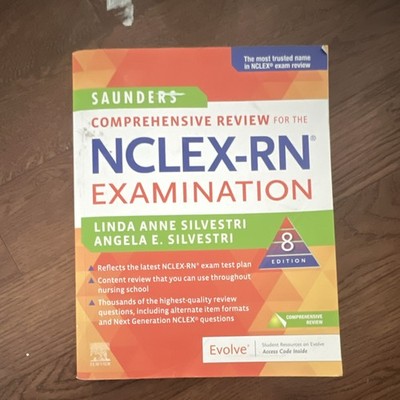 Saunders Elsevier NCLEX-RN Comprehensive Review 8th Edition Study Guide