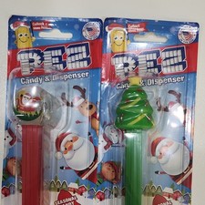 PEZ Holiday & Seasonal Santa Christmas Tree Dispenser with Candy