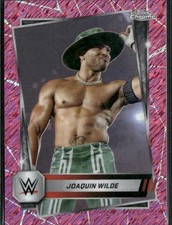 2025 Topps Chrome WWE #128 Joaquin Wilde Pink Shimmer Refractor